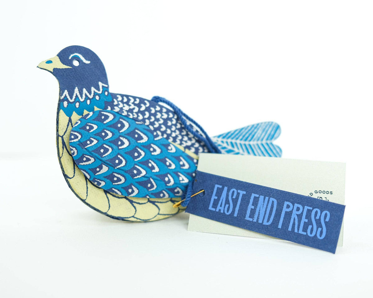 Dove Screen-Printed Board Decoration