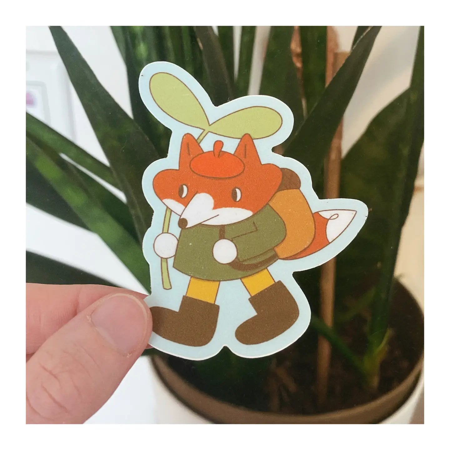 Little Explorer Fox Sticker