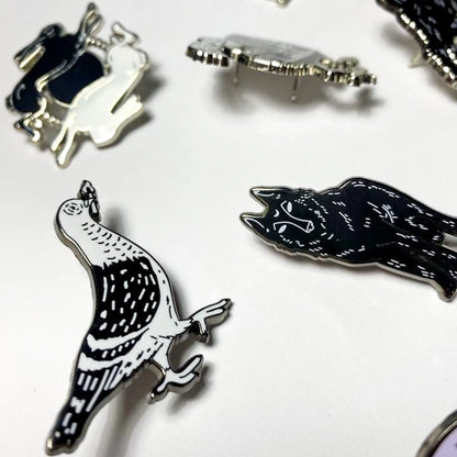Pigeon Hard Enamel Pin