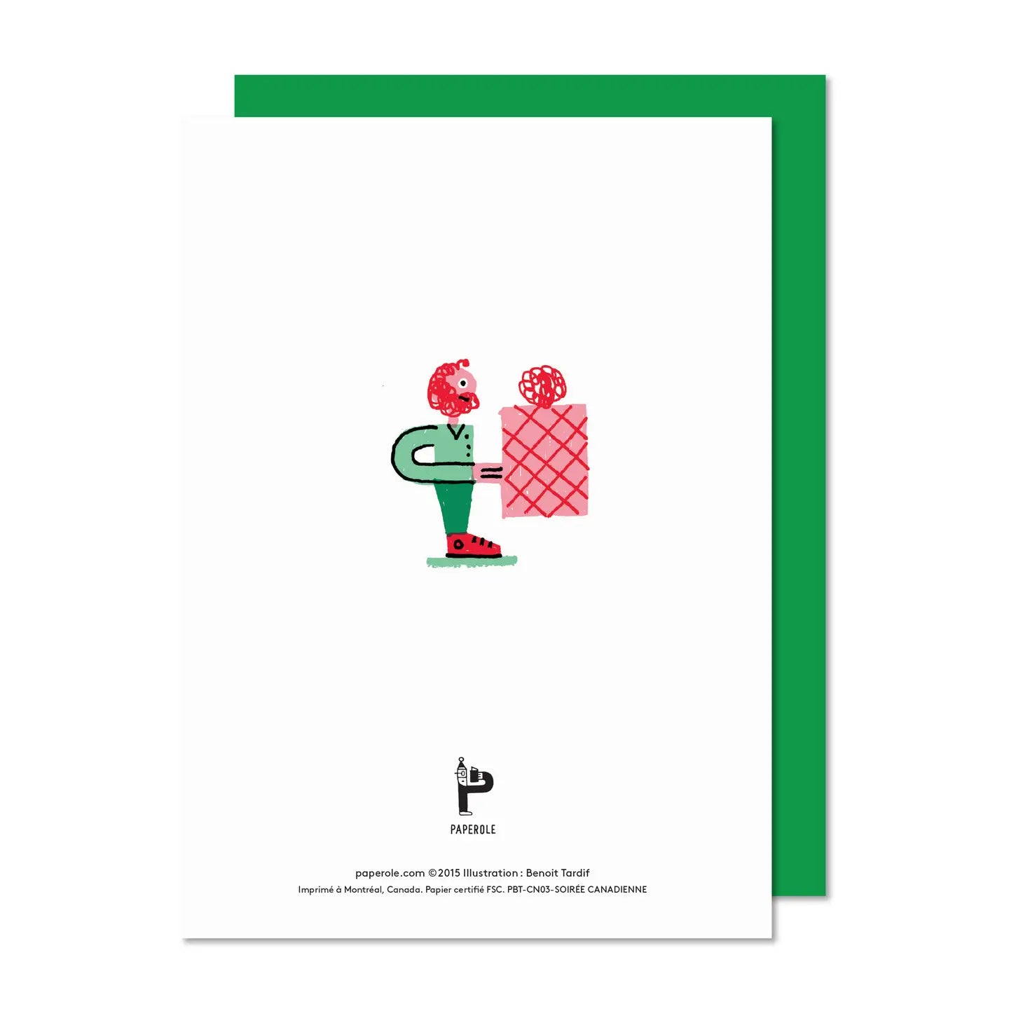 Soirée Canadienne Jaunty Party Greeting Card