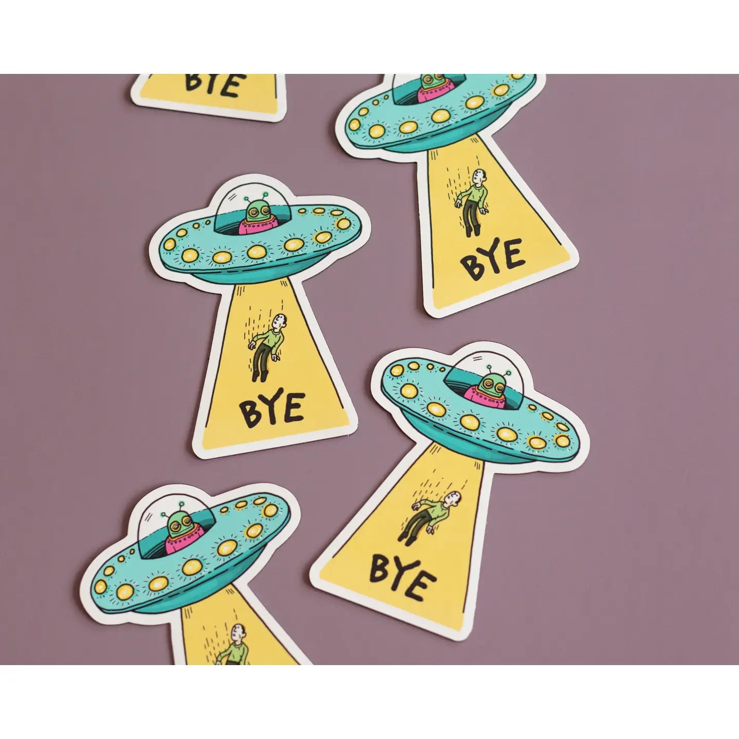 Bye Alien Abduction Magnet