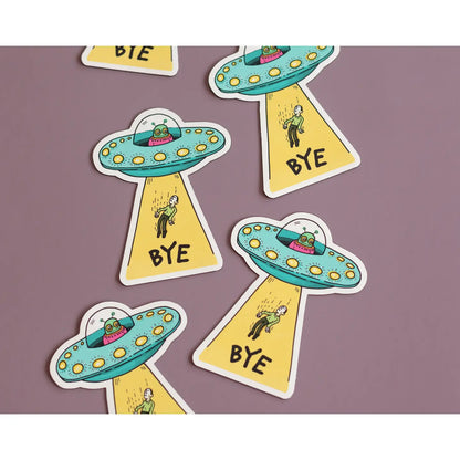 Bye Alien Abduction Magnet