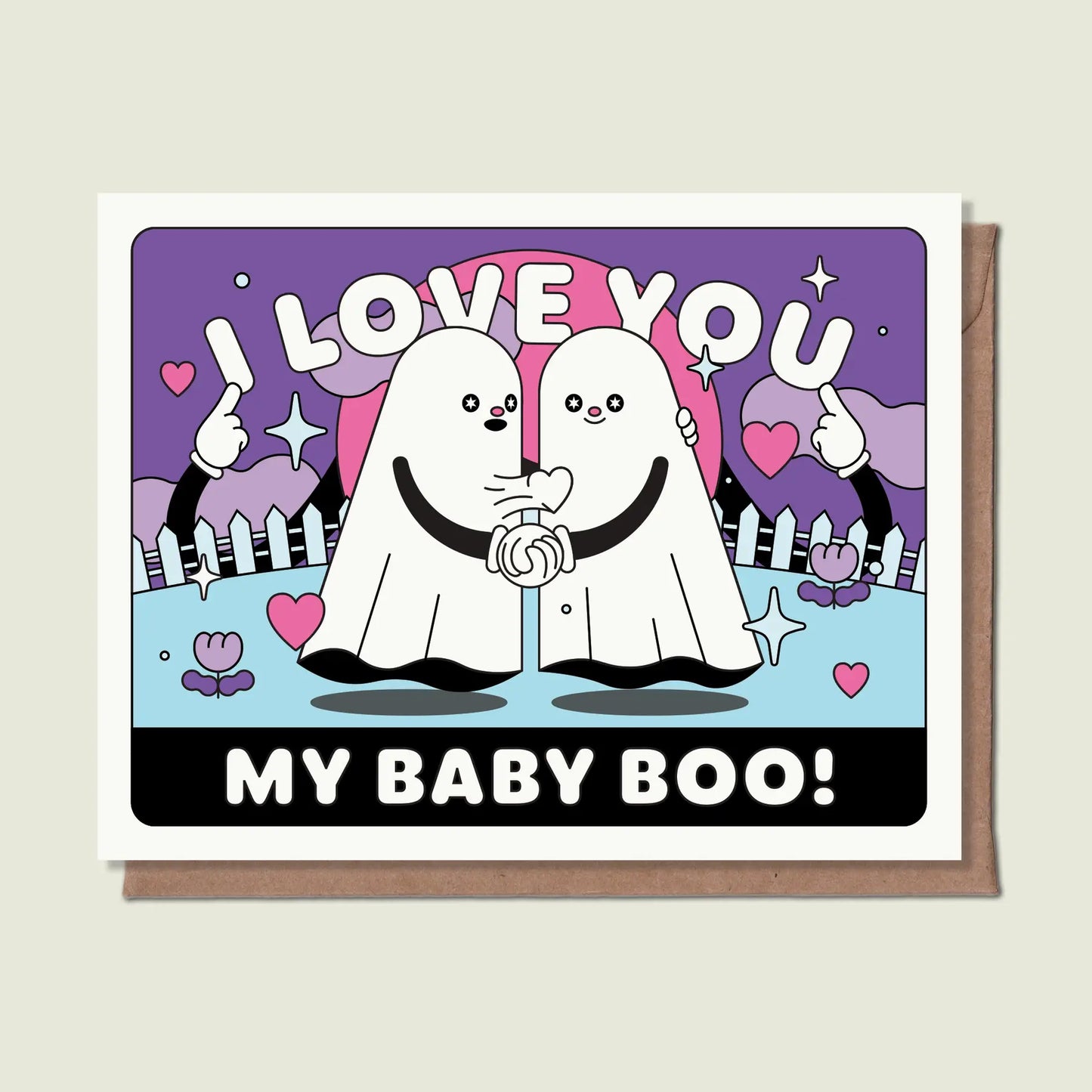 I Love You Baby Boo Greeting Card