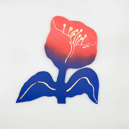 Wooden Floral Wall Hanging