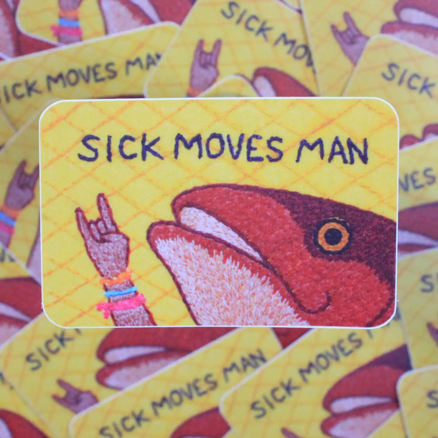 Sick Moves Man - Vinyl Sticker