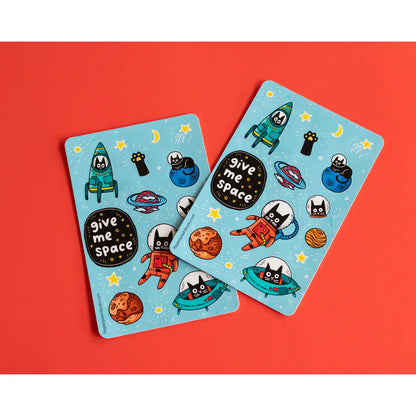 Space Cat Sticker Sheet