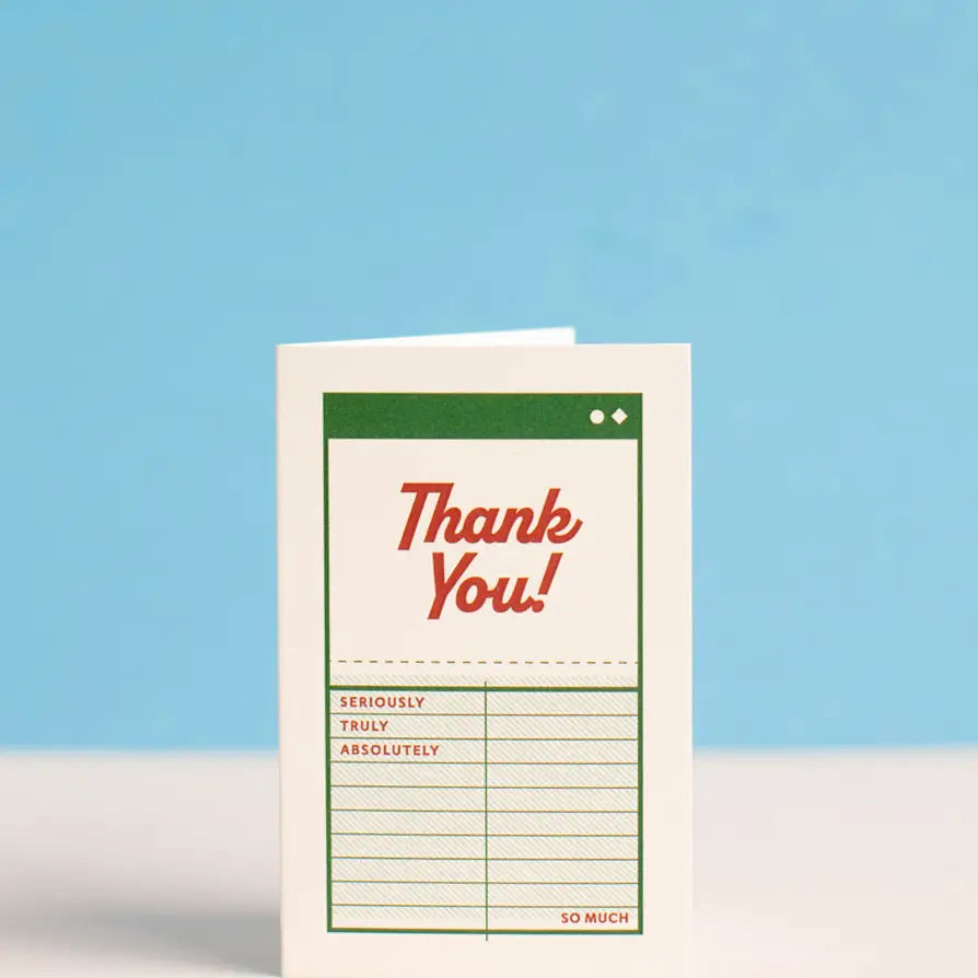 Thank You - Mini Card