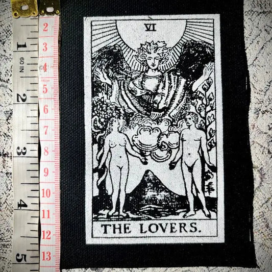 The Lovers Tarot Card Patch