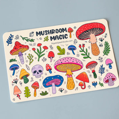 Mushrooms Sticker Sheet