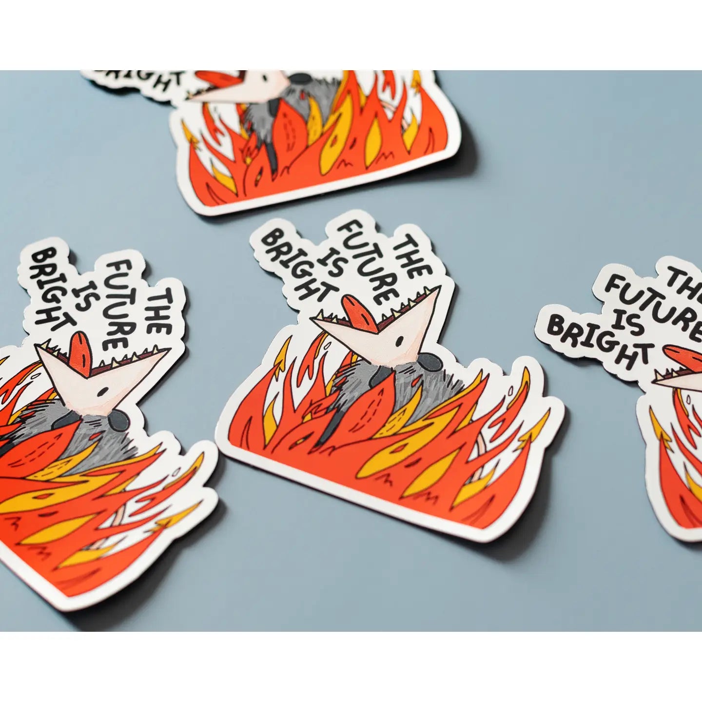 The Future Is Bright Vinyl Sticker