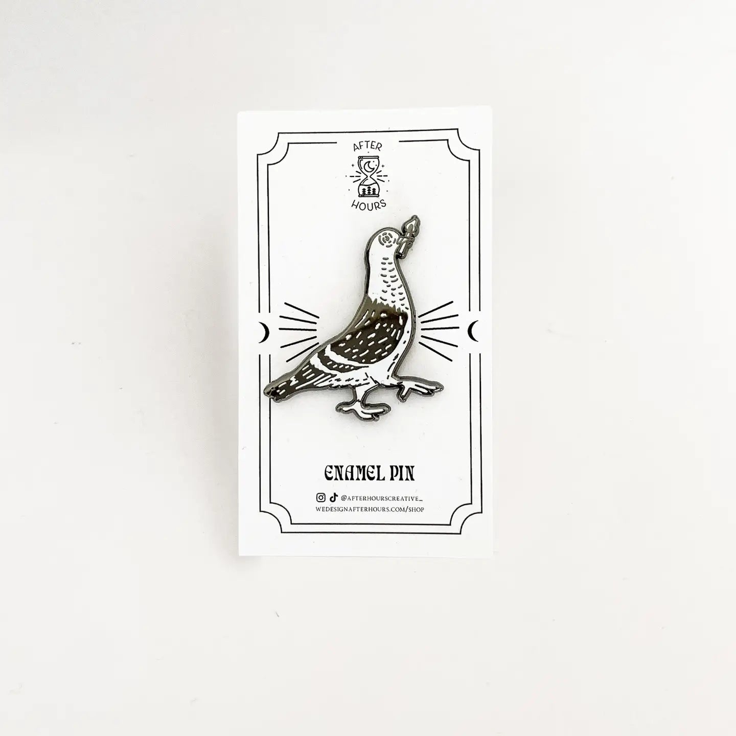 Pigeon Hard Enamel Pin