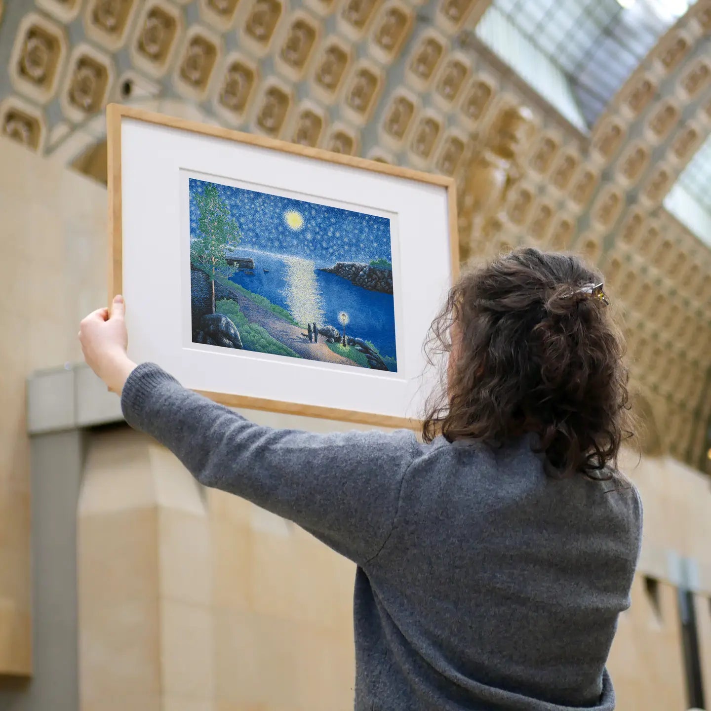 The Starry Night - A3 Poster - Manon Diemer