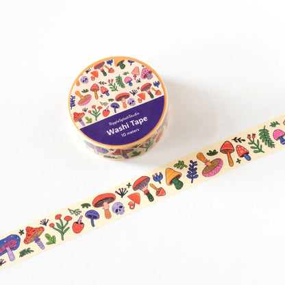 Mushroom Pattern Washi Tape
