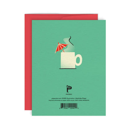 Hammock Trees Holiday Greeting card