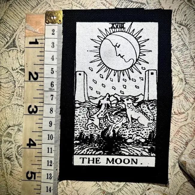 The Moon Tarot Card Patch
