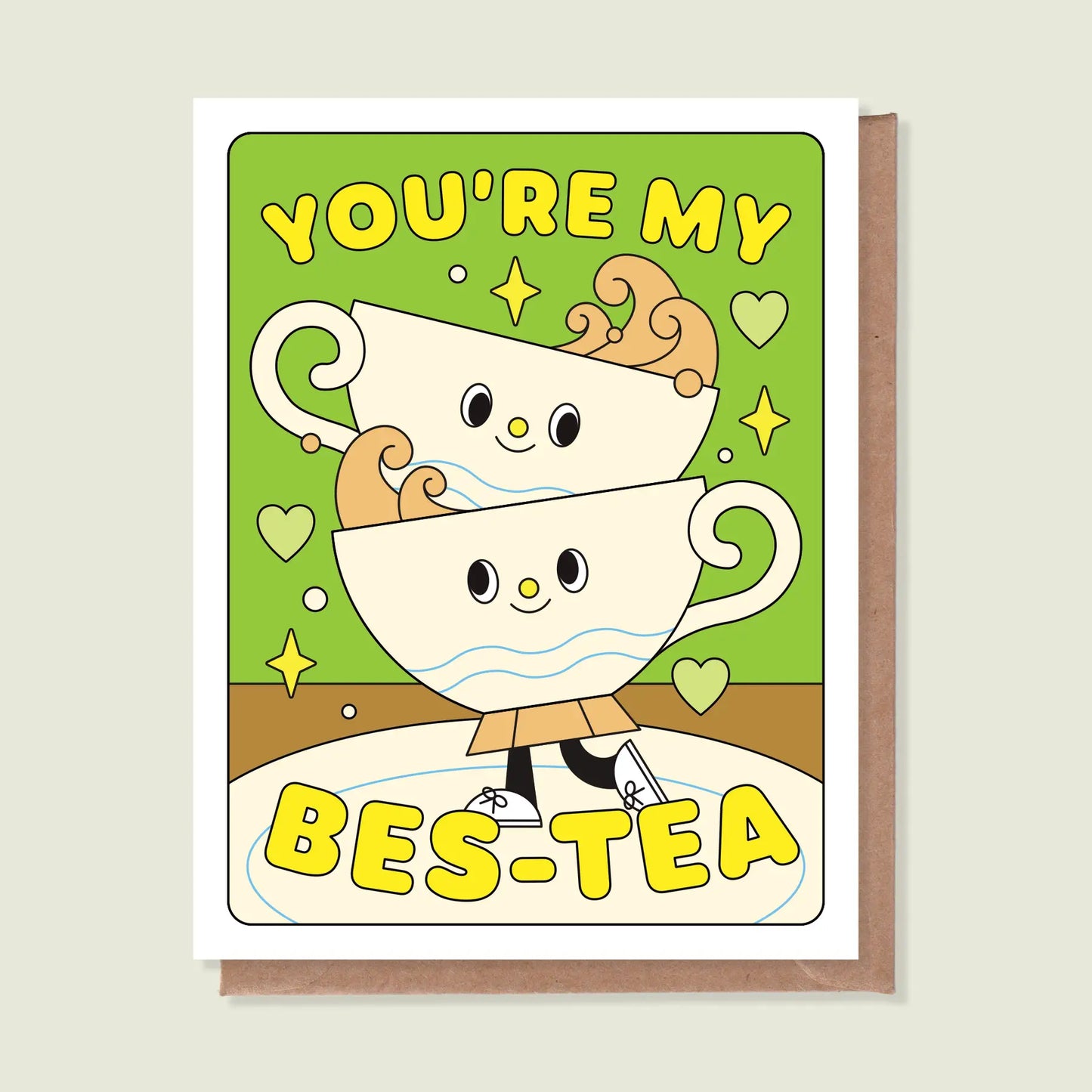 You're My Bestea Greeting Card