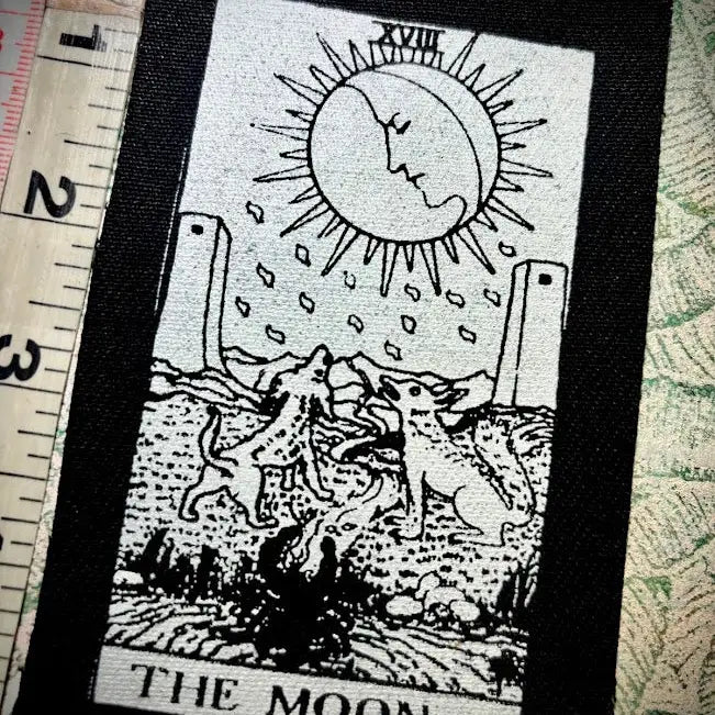 The Moon Tarot Card Patch