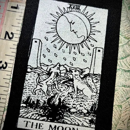 The Moon Tarot Card Patch