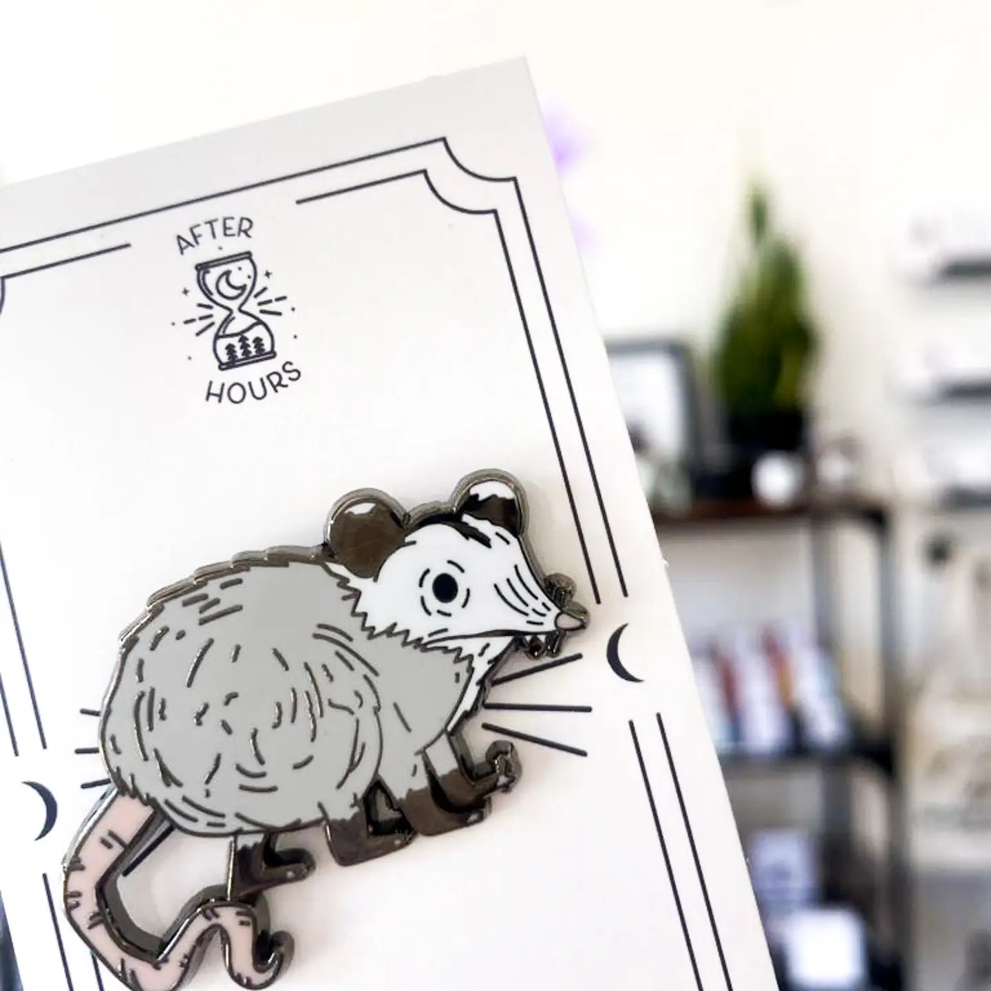 Opossum Hard Enamel Pin