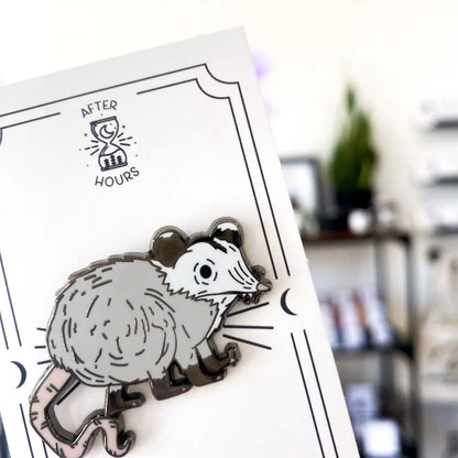 Opossum Hard Enamel Pin