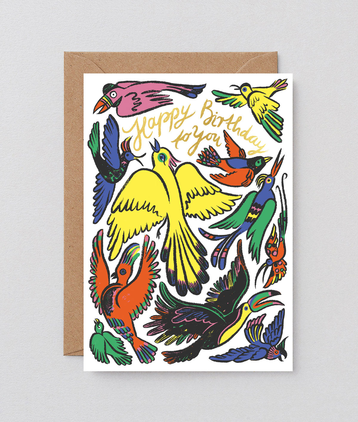 Happy Birthday Birds - Greeting Card