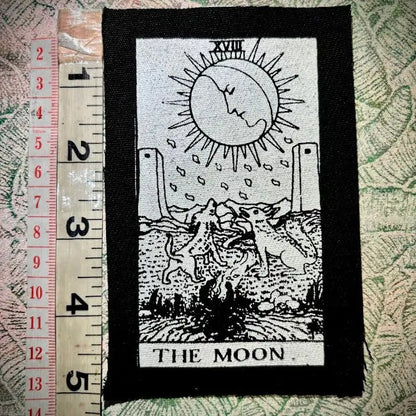 The Moon Tarot Card Patch