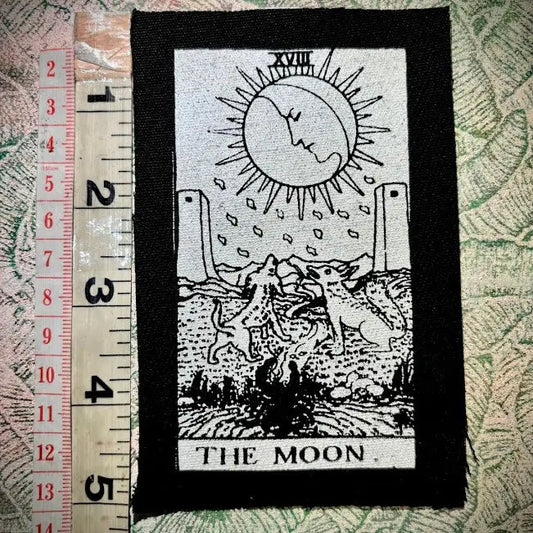 The Moon Tarot Card Patch
