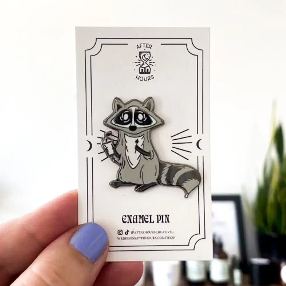 Raccoon Hard Enamel Pin