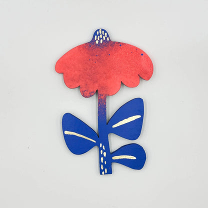 Wooden Floral Wall Hanging