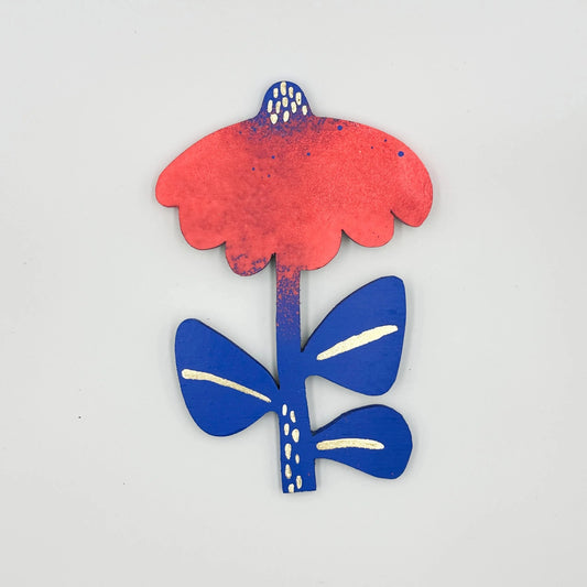 Wooden Floral Wall Hanging