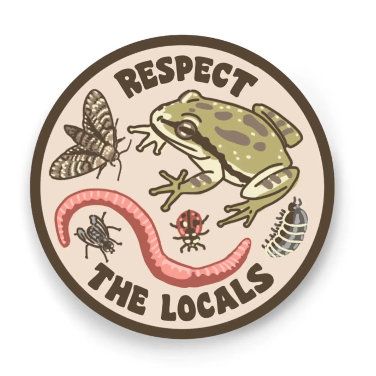 Respect the Locals Wildlife Sticker
