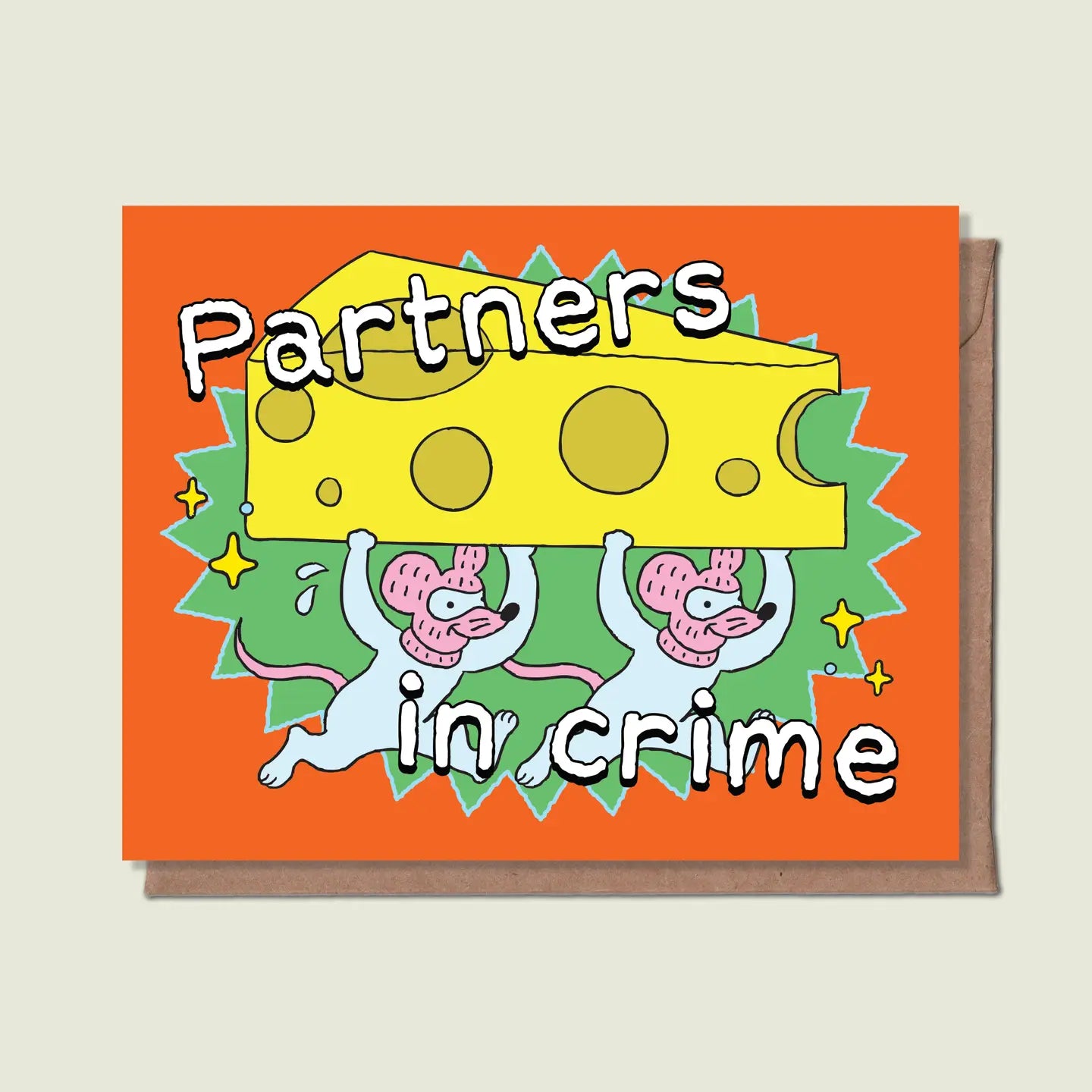 Partners in Crime Greeting Card