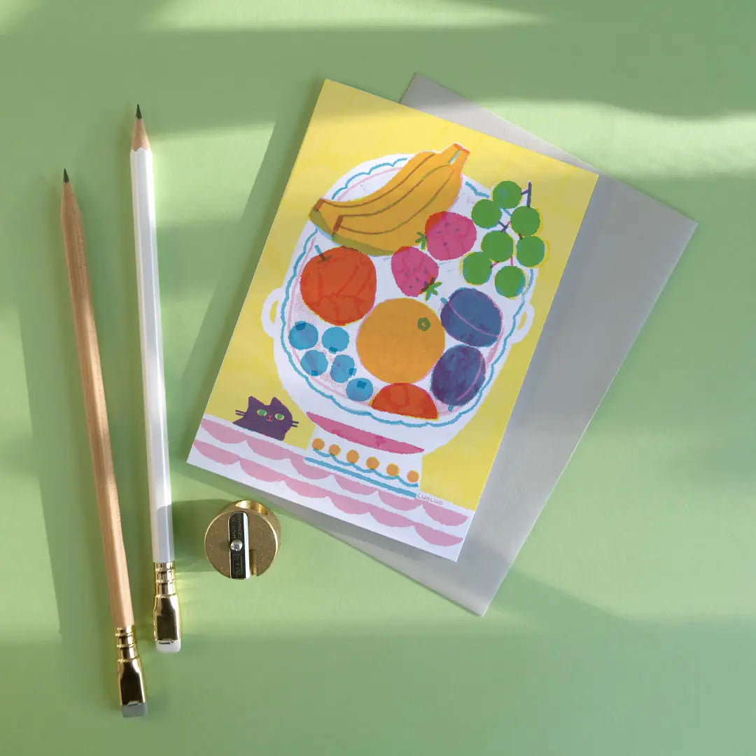 Fruit Bowl Greeting Card