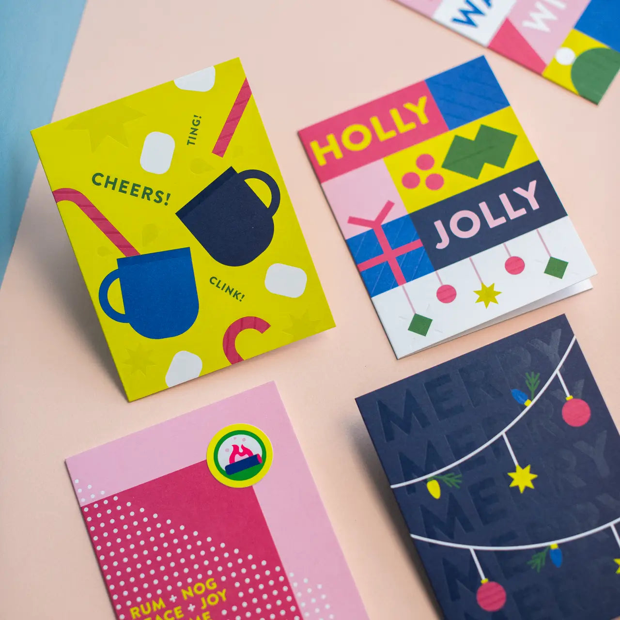 Holly Jolly Greeting Card