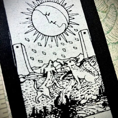 The Moon Tarot Card Patch