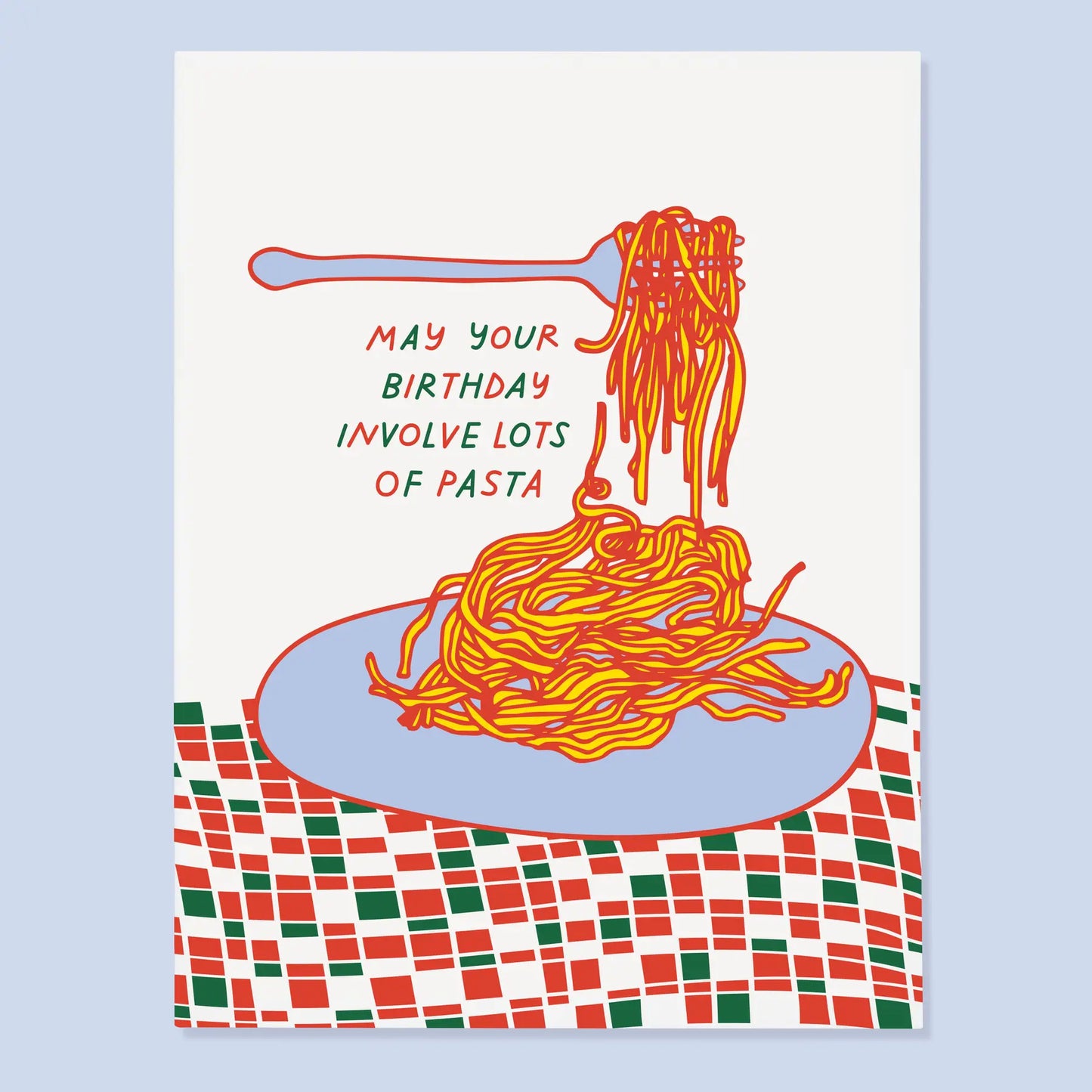 Pasta Greeting Card