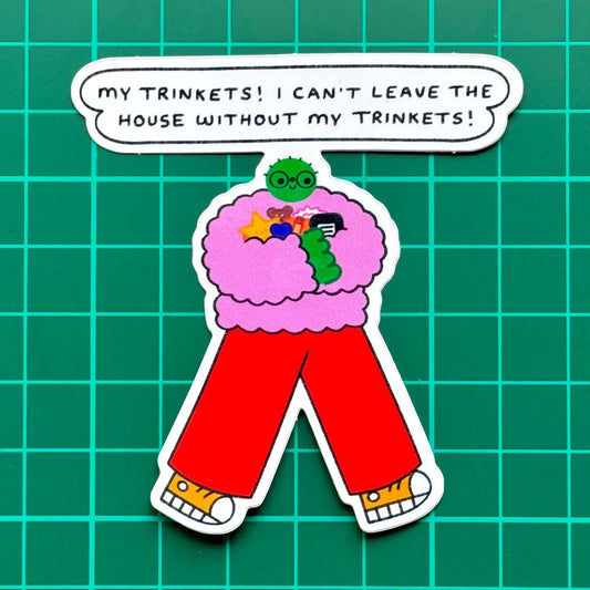 Trinkets Sticker