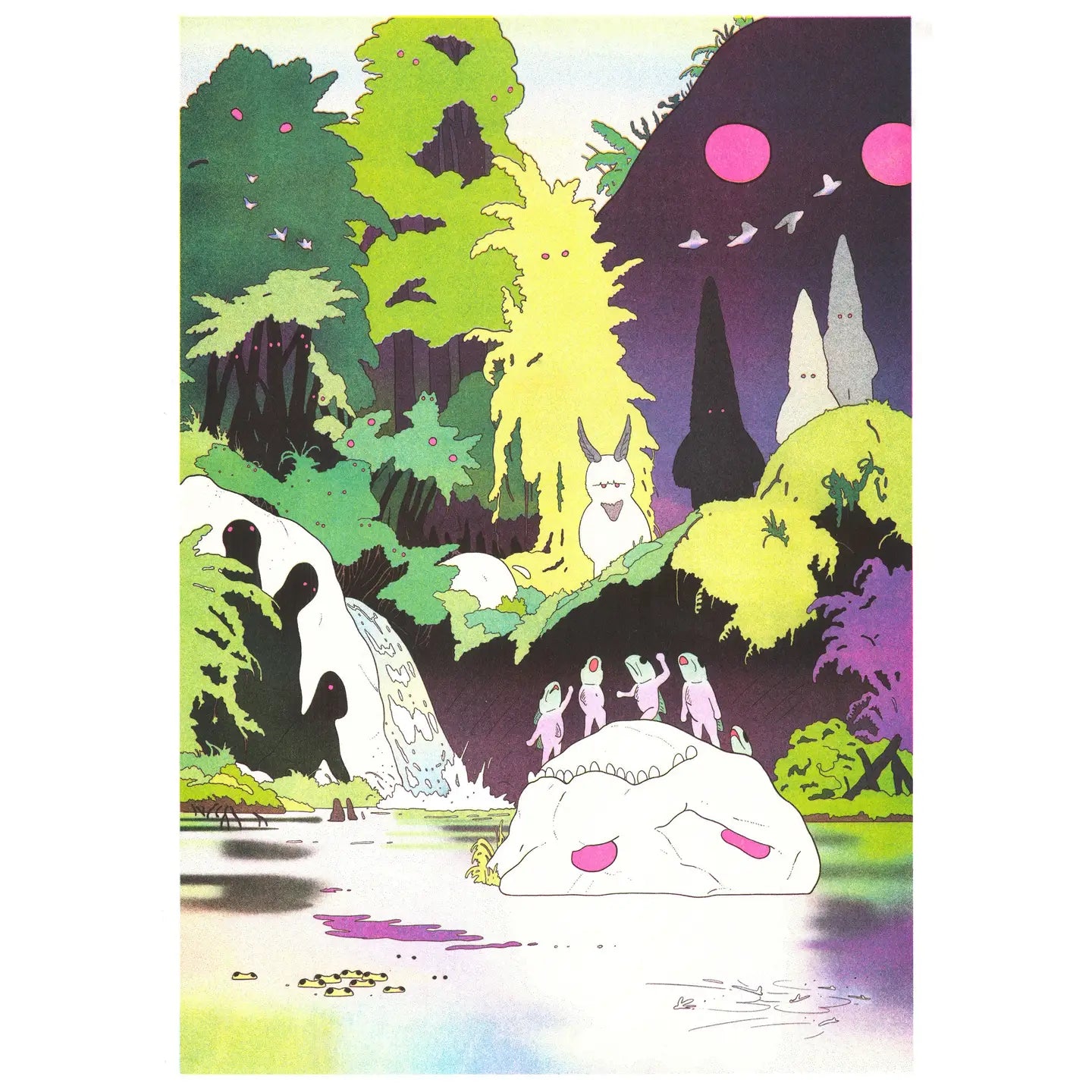 If the Spirits... - A3 Poster - Jérémie Moreau