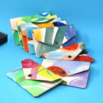 Hand-painted Popper Purse