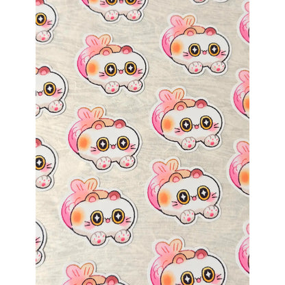 Glossy Mercat Vinyl Sticker