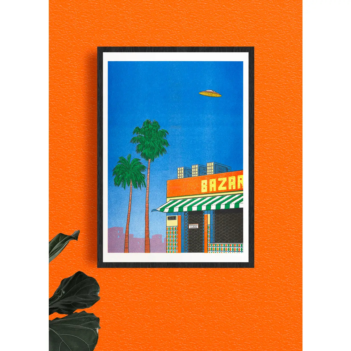Spain At 15:00 - A3 Poster - Simon Bailly