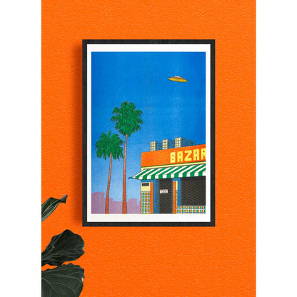 Spain At 15:00 - A3 Poster - Simon Bailly