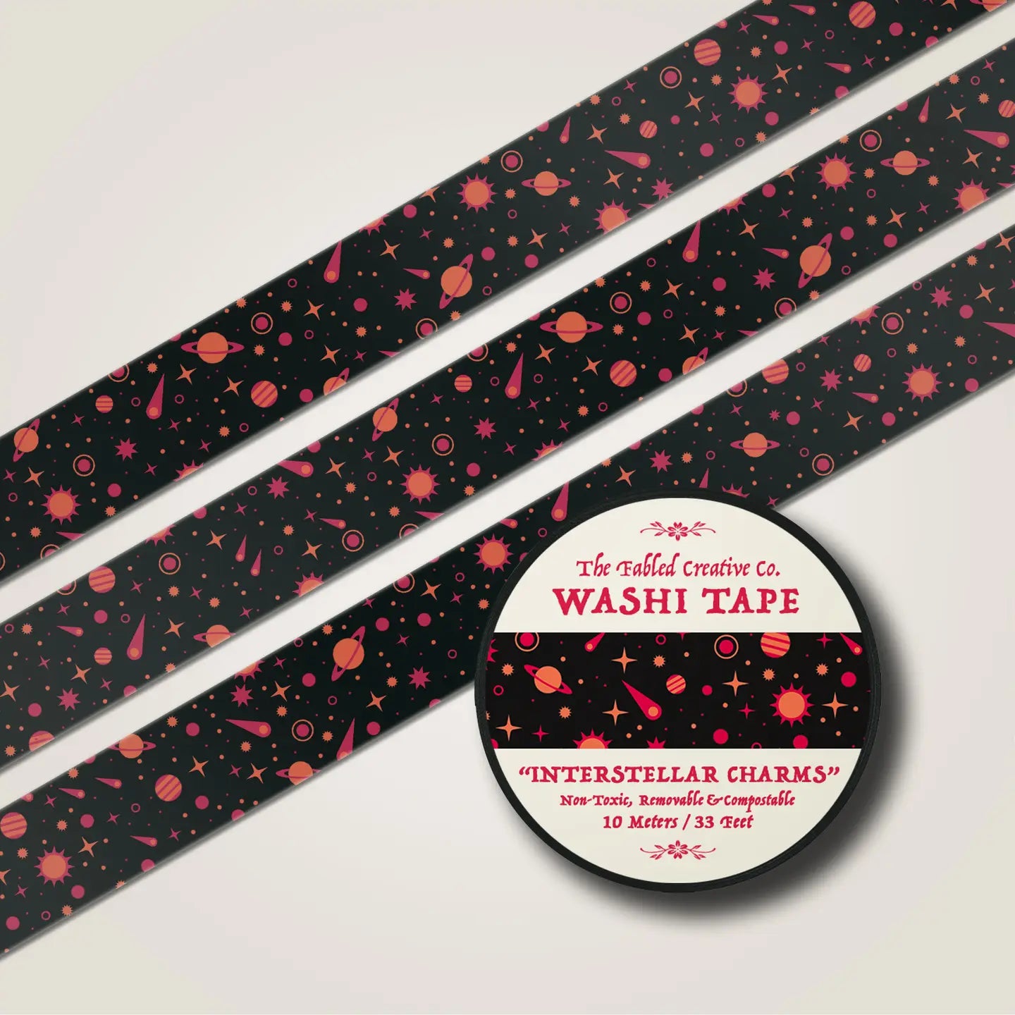 Interstellar Charms Washi Tape