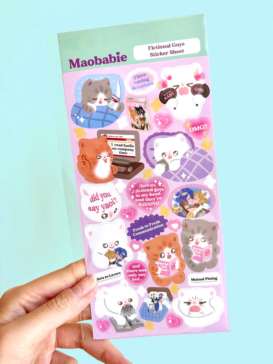 Fictional Guys - Sticker Sheet