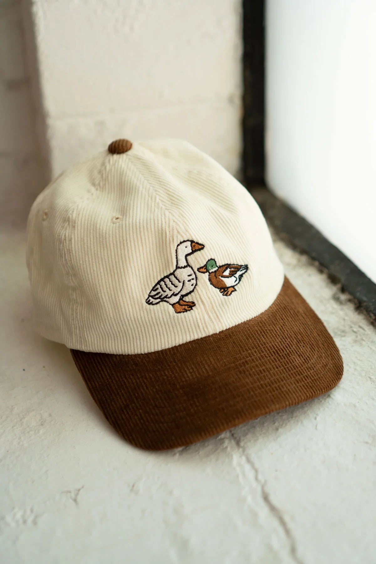 Fowl Two-Tone Corduroy Dad Hat