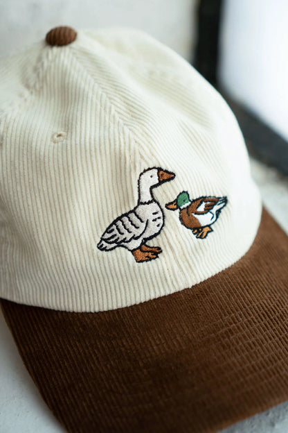 Fowl Two-Tone Corduroy Dad Hat