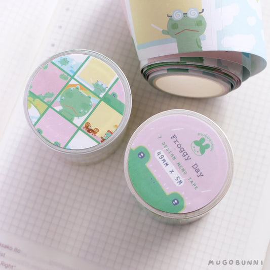 Froggy Day Memo Tape