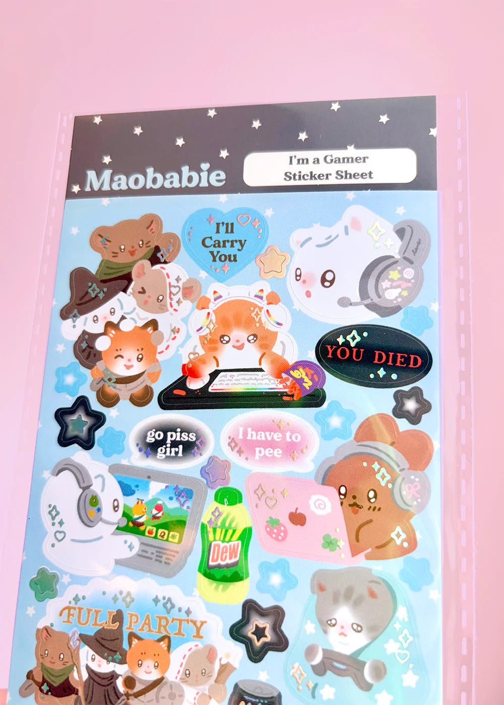 I'm a Gamer - Sticker Sheet