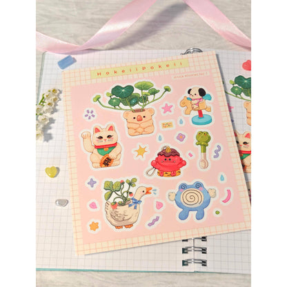 Glossy Knick Knacks Vinyl Sticker Sheet