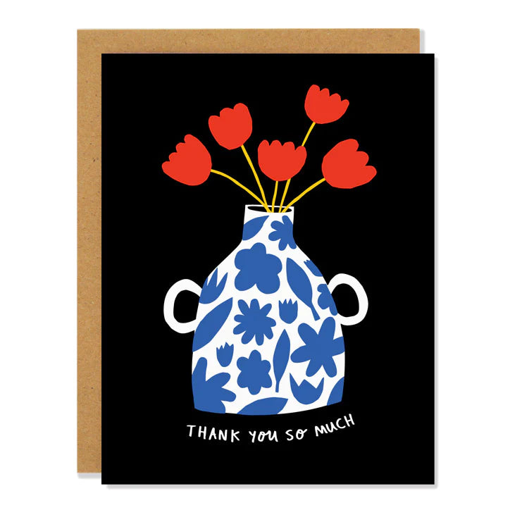 Thank You Vase Greeting Card
